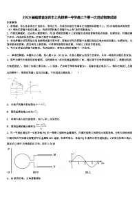 2026届福建省龙岩市上杭县第一中学高三下第一次测试物理试题含解析