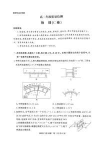 河南省青桐鸣联考2025-2026学年高二上学期1月质量检测物理试卷（C卷）（含答案）