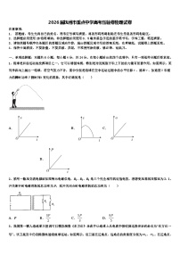 2026届抚州市重点中学高考压轴卷物理试卷含解析