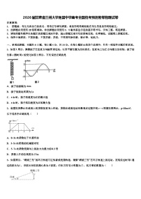 2026届甘肃省兰州大学附属中学高考全国统考预测密卷物理试卷含解析