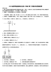 2026届甘肃省酒泉地区瓜州一中高三第二次模拟考试物理试卷含解析