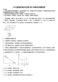 2026届甘南市重点中学高三第三次模拟考试物理试卷含解析