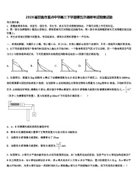 2026届甘南市重点中学高三下学期第五次调研考试物理试题含解析