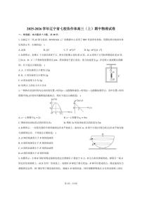 2025-2026学年辽宁省七校协作体高三（上）期中物理试卷（有答案）