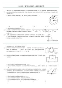 2026年上海宝山区高三一模物理试卷（有答案解析）