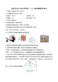 2025-2026学年北京市高二（上）期末物理适应卷B