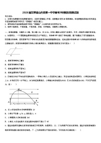 2026届甘肃省山丹县第一中学高考冲刺模拟物理试题含解析