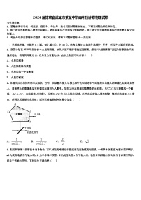 2026届甘肃省武威市第五中学高考压轴卷物理试卷含解析