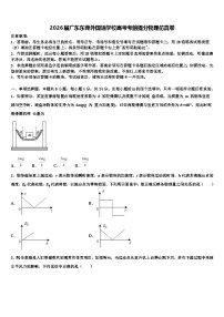 2026届广东东莞外国语学校高考考前提分物理仿真卷含解析