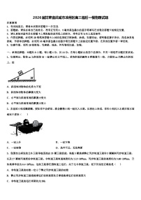 2026届甘肃省武威市凉州区高三最后一模物理试题含解析