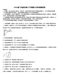 2026届广东省百校高三下学期第六次检测物理试卷含解析