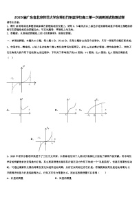 2026届广东省北京师范大学东莞石竹附属学校高三第一次调研测试物理试卷含解析