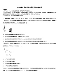 2026届广东省河源市高考物理必刷试卷含解析