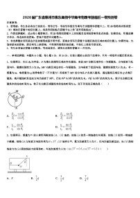 2026届广东省惠州市惠东高级中学高考物理考前最后一卷预测卷含解析