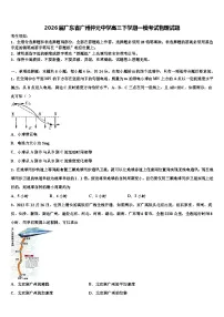 2026届广东省广州仲元中学高三下学期一模考试物理试题含解析