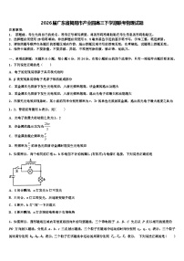 2026届广东省揭阳市产业园高三下学期联考物理试题含解析
