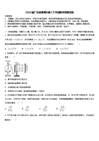2026届广东省番禺区高三下学期联考物理试题含解析