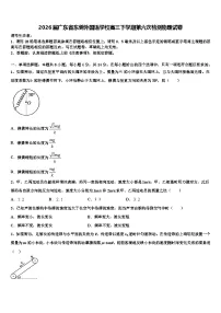2026届广东省东莞外国语学校高三下学期第六次检测物理试卷含解析