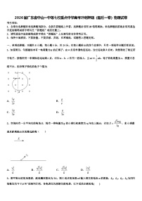 2026届广东省中山一中等七校重点中学高考冲刺押题（最后一卷）物理试卷含解析