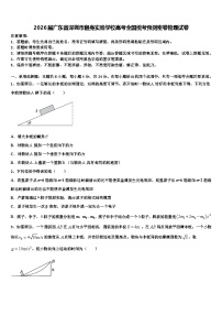 2026届广东省深圳市翻身实验学校高考全国统考预测密卷物理试卷含解析