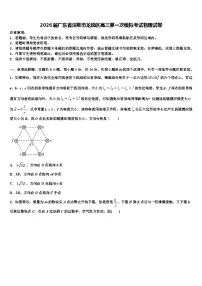 2026届广东省深圳市龙岗区高三第一次模拟考试物理试卷含解析