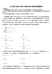 2026届广东省兴宁市第一中学高三第六次模拟考试物理试卷含解析