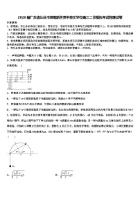 2026届广东省汕头市潮阳新世界中英文学校高三二诊模拟考试物理试卷含解析