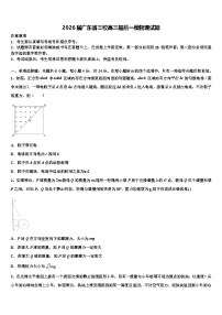 2026届广东省三校高三最后一模物理试题含解析