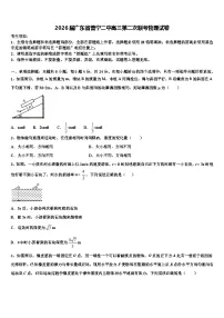 2026届广东省普宁二中高三第二次联考物理试卷含解析