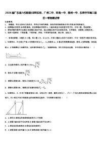 2026届广东省六校联盟(深圳实验，广州二中，珠海一中，惠州一中，东莞中学高三最后一卷物理试卷含解析