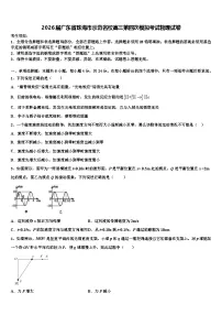 2026届广东省珠海市示范名校高三第四次模拟考试物理试卷含解析