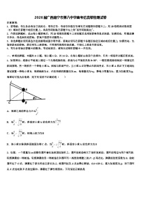 2026届广西南宁市第八中学高考仿真卷物理试卷含解析