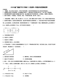 2026届广西南宁市三中高三3月份第一次模拟考试物理试卷含解析
