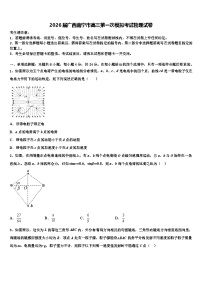2026届广西南宁市高三第一次模拟考试物理试卷含解析