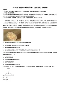 2026届广西河池市高级中学高三（最后冲刺）物理试卷含解析