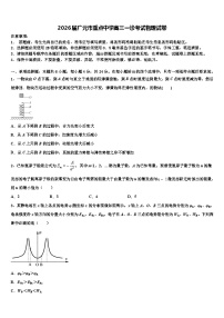 2026届广元市重点中学高三一诊考试物理试卷含解析