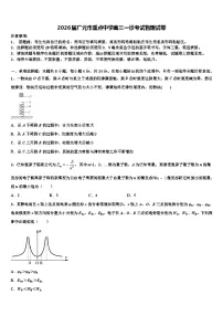 2026届广元市重点中学高三一诊考试物理试卷含解析