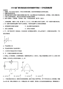2026届广西壮族自治区河池市高级中学高三一诊考试物理试卷含解析