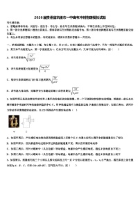 2026届贵州省凯里市一中高考冲刺物理模拟试题含解析
