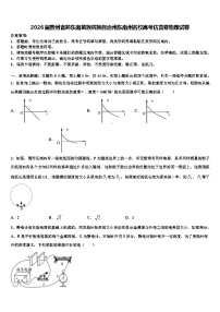 2026届贵州省黔东南苗族侗族自治州东南州名校高考仿真卷物理试卷含解析