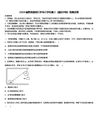 2026届贵州省铜仁市乌江学校高三（最后冲刺）物理试卷含解析