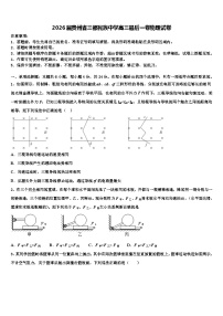 2026届贵州省三都民族中学高三最后一卷物理试卷含解析