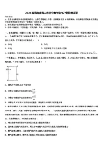 2026届海南省海口市四中高考临考冲刺物理试卷含解析