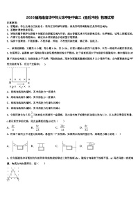 2026届海南省华中师大琼中附中高三（最后冲刺）物理试卷含解析