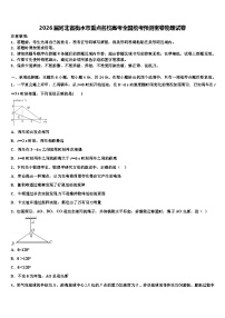 2026届河北省衡水市重点名校高考全国统考预测密卷物理试卷含解析