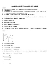 2026届河北省衡水市中学高三（最后冲刺）物理试卷含解析