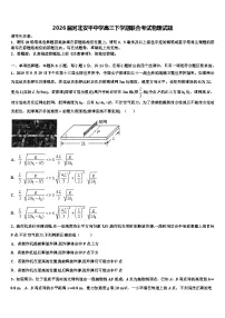 2026届河北安平中学高三下学期联合考试物理试题含解析