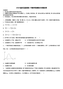 2026届河北省馆陶一中高考物理倒计时模拟卷含解析