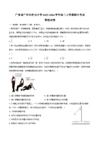 广东省广州市仲元中学2025-2026学年高二上学期期中考试物理试卷（含答案）
