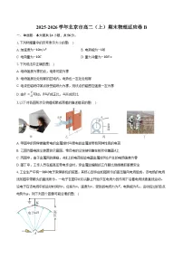 2025-2026学年北京市高二（上）期末物理适应卷B（含解析）